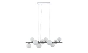 Meisterleuchten Pendelleuchte, 10-flammig, ´gerade´mit Glaskugeln