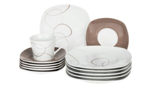 Ritzenhoff & Breker Kaffeeservice, 18-teilig  Alina Marron