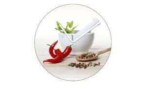 Glasuhr rund  Hot & Spicy III Ø: 40 Accessoires > Uhren & Wetterstationen – Höffner