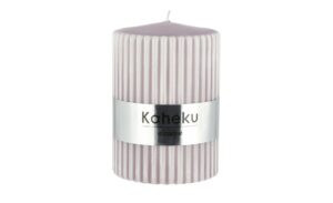 Zylinderkerze  Powder Rillen