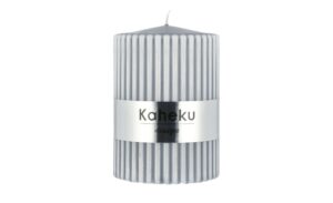 Zylinderkerze  Powder Rillen