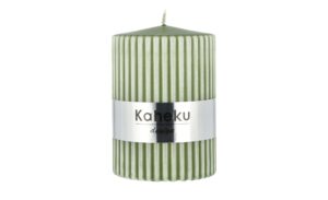 Zylinderkerze  Powder Rillen