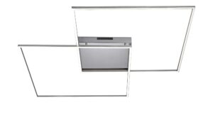 Q-Smart Home Lights Deckenleuchte, 2-flammig, Nickel matt