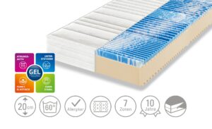 Dreamer eXpress 7-Zonen-Gelart-Komfortschaumkernmatratze  Puro 3