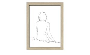 Gerahmtes Bild Scandic  Sketch Of A Woman Accessoires > Bilder & Schilder – Höffner