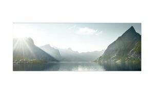 Glasbild  Bergsee I Accessoires > Bilder & Schilder – Höffner