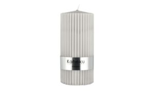 Zylinderkerze  Powder Rillen