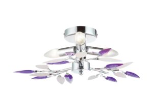 Deckenleuchte, 3-flammig, ´Blätter´