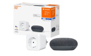 LEDVANCE Google Home Mini Sprachassistent, schwarz