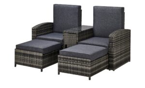 a casa mia Geflechtsofa  Duetto