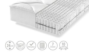 7-Zonen-Tonnentaschenfederkern Matratze  Calypso Matratzen & Zubehör > Matratzen-Arten > Federkern-Matratzen – Höffner