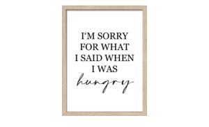 Gerahmtes Bild Slim-Scandic  Sorry Accessoires > Bilder & Schilder – Höffner