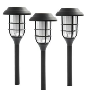 3-er Solar-Spieß, schwarz