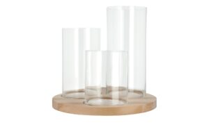 3er Vase auf Tablett