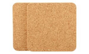 Kork-Untersetzer quadratisch, 2er-Set Tischaccessoires – Höffner