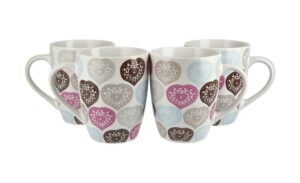 Kaffeebecher Herzen, 4er-Set Kaffeebecher – Höffner