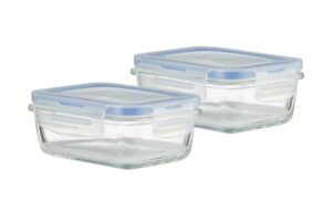 Aufbewahrungsdose, 2er-Set aus Glas 330ml, rechteckig Prospekt – Küche & Haushalt – Höffner