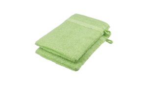 Waschhandschuh (16 x 21cm), 2er-Set Grün Duschtücher – Höffner