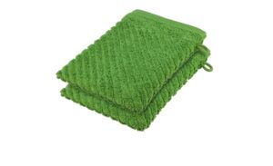 Waschhandschuh (16 x 21cm), 2er-Set Grün Duschtücher – Höffner
