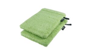 Waschhandschuh (16 x 21cm), 2er-Set Grün Duschtücher – Höffner