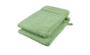 Waschhandschuh (16 x 21cm), 2er-Set Grün Duschtücher – Höffner