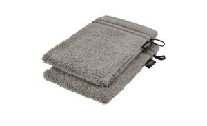 Waschhandschuh (16 x 21cm), 2er-Set Grau (Peppelstone) Duschtücher – Höffner
