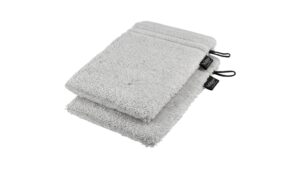 Waschhandschuh (16 x 21cm), 2er-Set Grau (Light Grey) Duschtücher – Höffner