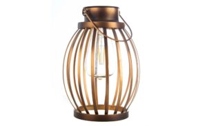 Solarlaterne, messing-antik