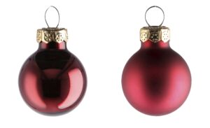 Mini Weihnachtsbaumkugel, 24er Set