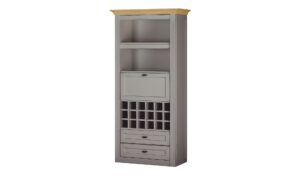 maison bleue Barschrank mit Weinregal  Petit Chalet