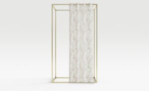 como Ösenschal  Blütenranke