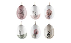 Deko Ostereier, 6er Set