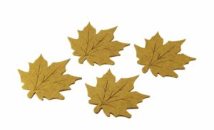 HOME STORY Untersetzer Blatt, 4er Set