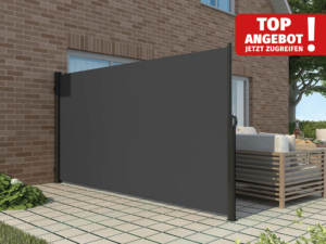 „Elegante Seitenmarkise 200 x 330 cm – Ihr perfekter Sonnenschutz für Garten & Terrasse“