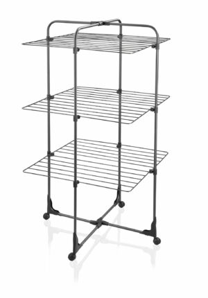 Leifheit Turmwäscheständer Classic Tower 270 Black für 2,5 Wäscheladungen