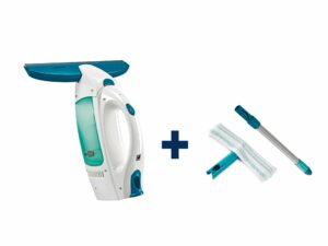 Leifheit Set Fenstersauger Dry & Clean mit Stiel und Einwascher