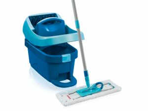 Leifheit Set Wischtuchpresse Profi XL mit Rollen und Bodenwischer, für alle glatten Böden