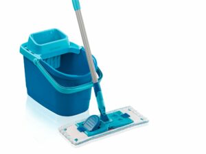 Leifheit Bodenwischer-Set POWER CLEAN mit Wischbezug micro duo, für alle glatten Böden