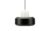 Pendelleuchte, 1-flammig, schwarz/weiß