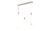 Fischer-Honsel LED-Pendelleuchte, 3-flammig, Nickel-matt/ chrom