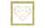 Gerahmtes Bild Scandic Golden Polygon Heart Dekoration > Bilder & Schilder – Höffner