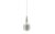 Pendel 1-flammig, Nickel mit grauem Stoffkabel Ø: 200 Lampen & Leuchten > Innenleuchten > Pendelleuchten – Höffner