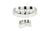 KHG LED-Kristall-Pendelleuchte, chrom