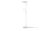 Wofi LED-Deckenfluter, 3-flammig, Nickel-matt