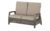 Siena Garden Lounge-Sofa 2-sitzig  Corido