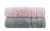 Duschtuch (70 x 140cm), 2er-Set Altrosa-Anthrazit Duschtücher – Höffner