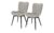 Gray & Jones 2er Set Esszimmerstuhl  mit Diamant-Steppung Tierra Fuego Two