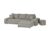 switch Ecksofa mit 2 Hockern  Riva