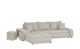 switch Ecksofa mit 2 Hockern  Riva