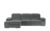 switch Ecksofa aus Mikrofaser Avilla